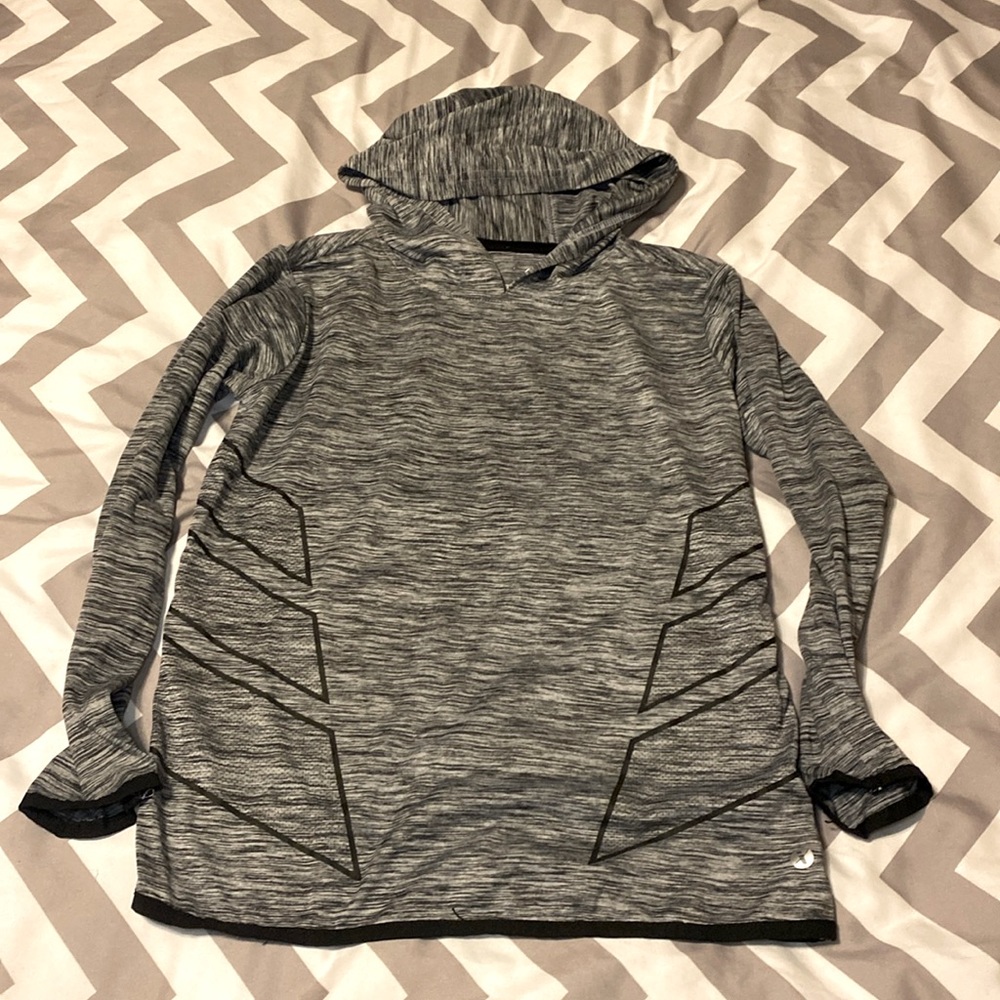 Moisture Wicking Hooded Long Sleeve T-Shirt